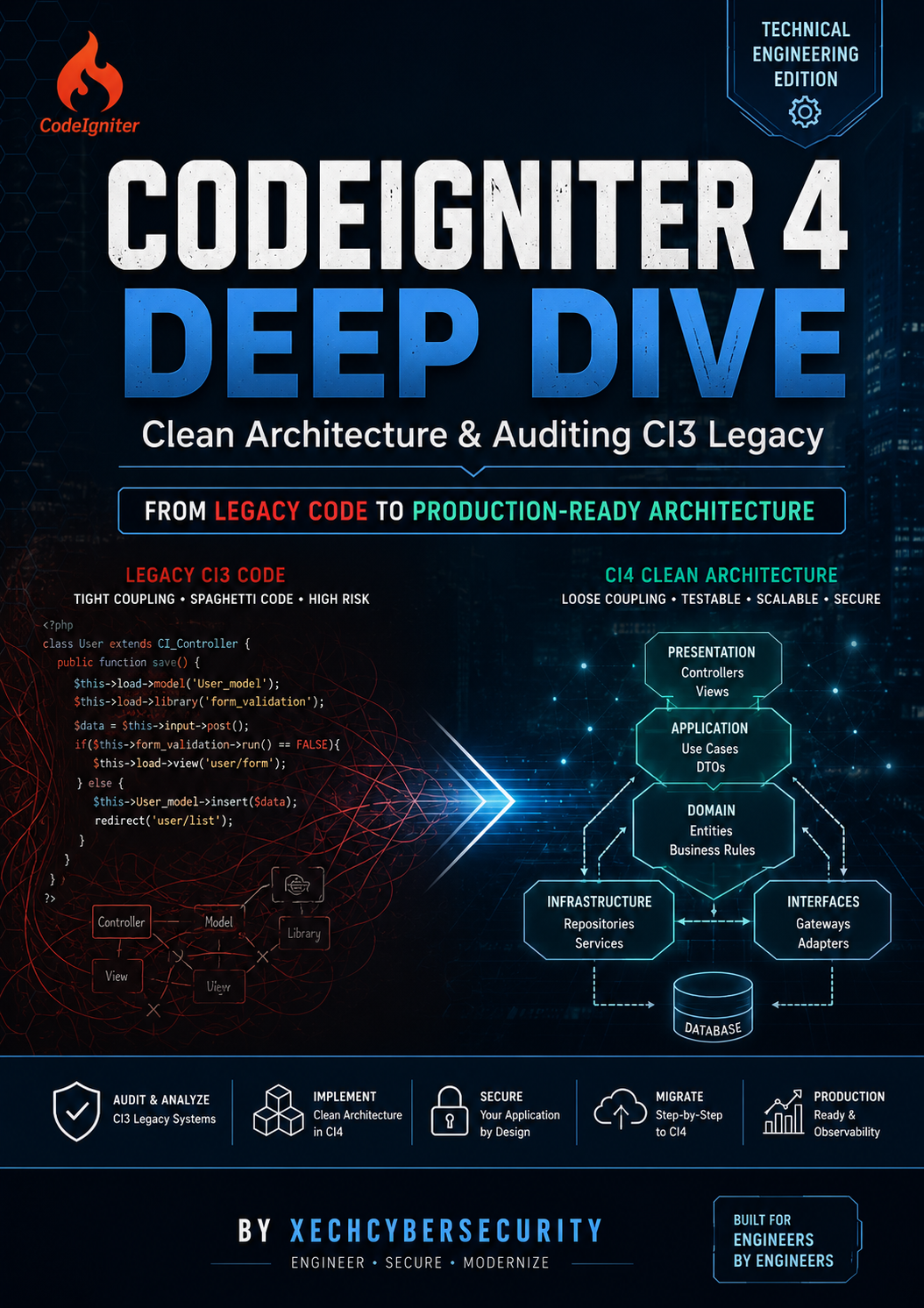 CodeIgniter 4 Deep Dive: Clean Architecture & Auditing CI3 Legacy